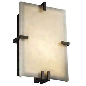  Clouds Clips Rectangle Wall Sconce by Justice Design Group 