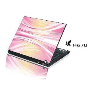  15.4 Laptop Notebook Skins Sticker Cover H670 Pink Skin 