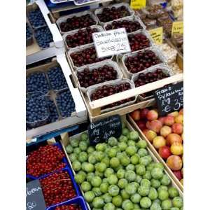 Fruit, Vegetable and Flower Market in the Altstadt, Dusseldorf, North 