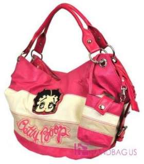 Licensed BETTY BOOP Hobo Bag Purse w PHONE CASE Pink  
