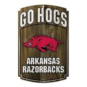  Arkansas Razorbacks Wood Sign