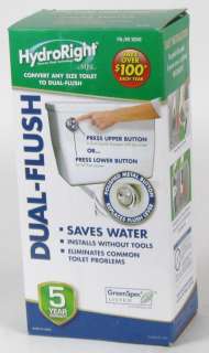 HydroRight Dual Flush Button Flusher  