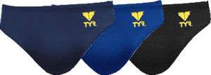 TYR Predator Waterpolo Brief  NAVY and ROYAL   NWT  