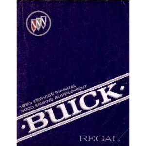  1990 BUICK REGAL 3800 Engine Service Shop Repair Manual 