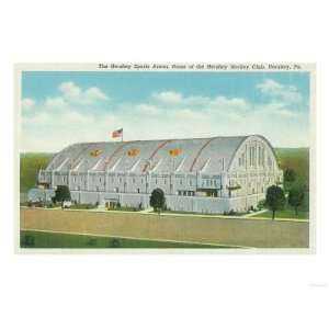 Exterior View of the Hershey Sports Area   Hershey, PA Giclee Poster 