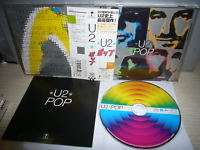 U2 POP + BONUS TRACK JAPAN CD OBI 2500yen 1ST PRESS  