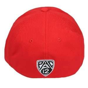  Utah Utes Pac 12 Stretch Fit Hat (Red)
