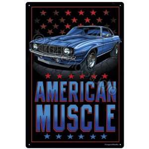  American Muscle Hotrod Streetrod Nostalgic Metal Tin Sign 