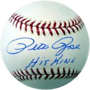  Pete Rose Hand Signed Hit King Baseball 