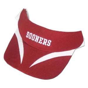 Nike Oklahoma Sooners Crimson Players Visor W/White Band  