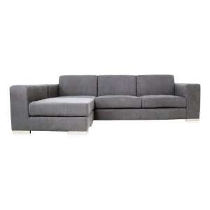  Modern grey microfiber fabric sectionals sofas Furniture 