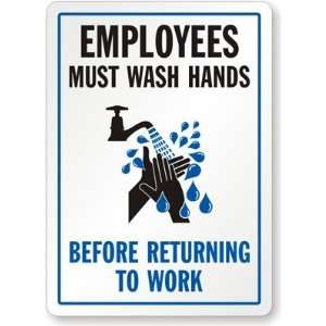  Employees Must Wash Before Returning To Work (with Graphic 
