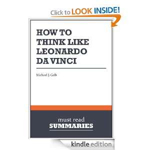 Summary How to think like Leonardo da Vinci   Michael J. Gelb Seven 