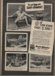 Original 1952 Vintage Ad Scott Atwater Shift Outboard Motors .