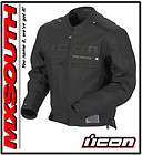 Icon Motorhead Leather Jacket Adult Size 3XL
