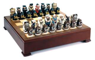 Old West Cowboy Collectable Chess Set by Loon Lake Decoy  