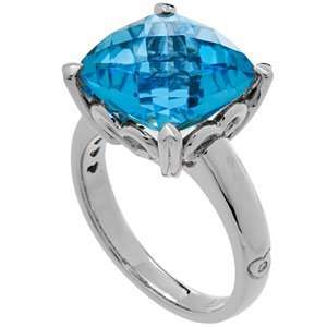   Amoro Tango Blue Topaz Ring 8.00cts in Sterling Silver Amoro Jewelry