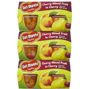 Del Monte Cherry Mixed Fruit in Light Grocery & Gourmet Food