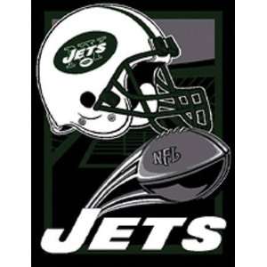 New York Jets Game Time Woven Jacquard Throw  Sports 
