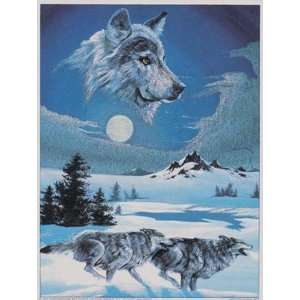    Running Wolves   Poster by Gary Ampel (6x8)