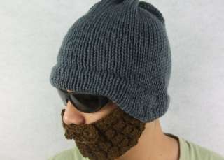   beard beanie mustache mask face warmer hat cap free tracking nbr