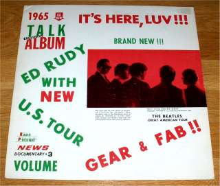 RARE 1965 BEATLES & ED RUDY DOCUMENTARY ALBUM # 3   