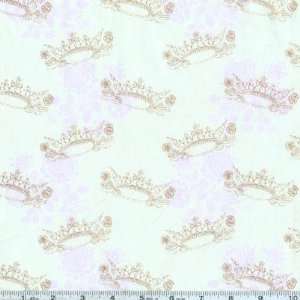  45 Wide Princess Butterfly Tiara Lavender Fabric By The 