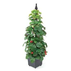  Pack of 2 Farm Fresh Potted Artificial Silk Strawberry 
