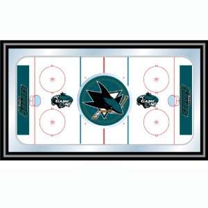  NHL San Jose Sharks Framed Hockey Rink Mirror