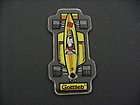 Mario Andretti Yellow Car Pinball Plastic Key Chain