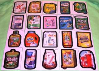 TOPPS WACKY PACKAGES ANS7 WACK O MERCIAL 20 CARD SET  