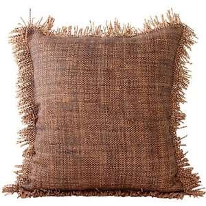  Lance Wovens Bohemian Birch Leather Pillow