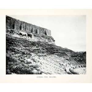  1928 Print Open Air Theater Dionysus Eleuthereus Acropolis 