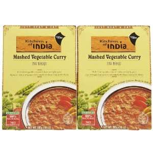 Kitchens Of India Ready To Eat Pav Bhaji, Mashed Vegtable Curry, 10 oz 