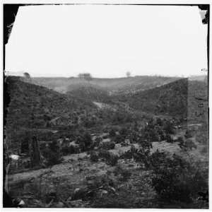 Civil War Reprint Belle Plain, Virginia. Encampment of 7,000 