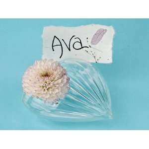  Place Card Vase (glass heart design)