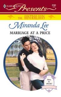   Marriage at a Price by Miranda Lee, Harlequin  NOOK 