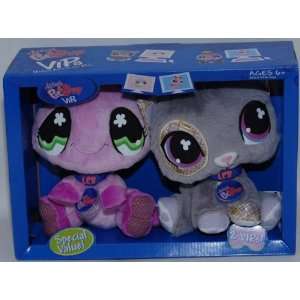  Littlest Pet Shop VIP Friends   Kitty and Spider Toys 