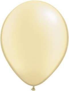 Pearl Ivory Qualatex 11 Latex Balloons x 10 £3.00