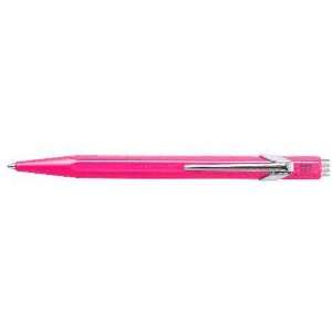    Caran Dache Ballpoint Pen Metal Fluor Pink Arts, Crafts & Sewing