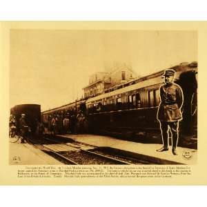   Marshal Foch Private Train Car   Original Rotogravure