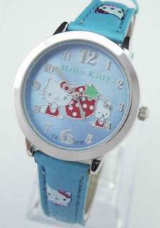 pcs Hello Kitty child watch 5 Color Choose Black White Lot of Mix 