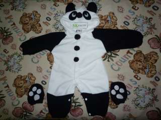Cute Panda Baby Warmer Costume Sleeping Bag Climb Clothes  