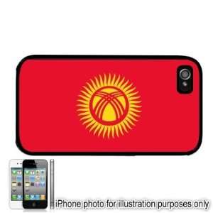Kyrgyzstan Kyrgyz Republic Flag Apple iPhone 4 4S Case Cover Black