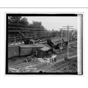  Historic Print (L) Railroad wreck
