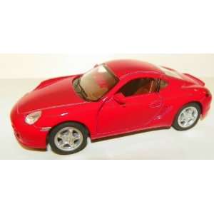   34 Scale Diecast Porsche Cayman S in Color Red Toys & Games