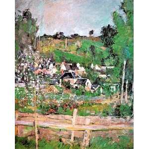   32 x 40 inches   View of Auvers sur Oise 