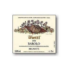  Vietti Barolo Brunate 2003 750ML Grocery & Gourmet Food