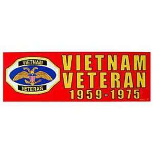  Vietnam Veteran 1959 1975 Bumper Sticker Automotive