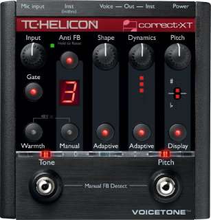TC Helicon VoiceTone Correct XT Vocal Effects Processor New  